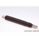 FIL DE FER  LAQUE MARRON SUR BATONNET EN BOIS 2PCS