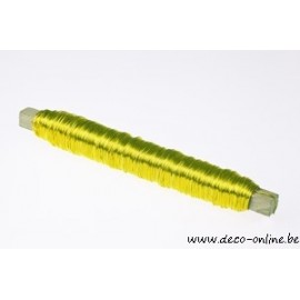 FIL DE FER  LIMONE 0.50MM 50M 100GR SUR BATONNET EN BOIS 1PC