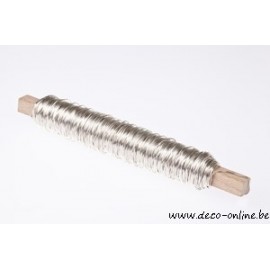 WIKKELDRAAD ZILVER 0.50MM 50M 100GR OP STOK 1ST