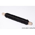 FIL DE FER  NOIR 0.50MM 50M 100GR SUR BATONNET EN BOIS 1PC