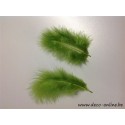 PLUMES DE MARABOU VERT MOUSSE +/-10GR BOITE 200X120X50MM