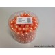 PERLES 14MM ORANGE +/-72PCS