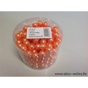 PERLES 14MM ORANGE +/-72PCS