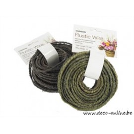 OASIS RUSTIC GRAPEVINE WIRE GREEN 21M