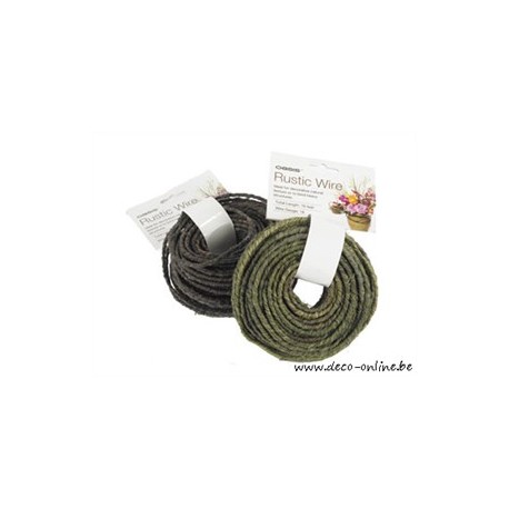 OASIS RUSTIC GRAPEVINE WIRE GREEN 21M