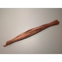 WOOD STRIPS 2CM/80CM ROSEGOLD +/-500GR