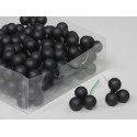 BOULE DE NOEL 20MM BLACK COMBI 144PCS