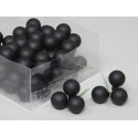 BOULE DE NOEL 30MM BLACK COMBI 18PCS