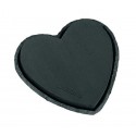 BLACK BIOLIT HART 17X17X4CM 1ST