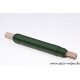 FIL DE FER  LAQUE VERT SUR BATONNET EN BOIS 10PCS