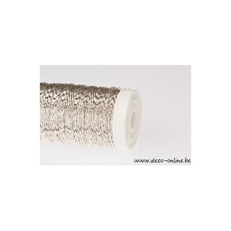 FIL EFFET BOUILLON ARGENT 50GR