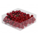 BOULE DE NOEL 20MM RED COMBI 144PCS