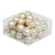 BOULE DE NOEL 40MM GOLD COMBI 36PCS