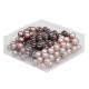 KERSTBOLLEN 20MM SMOKEY ROSE 36ST