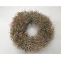 COURONNE IRON BUSH NATUREL 45CM