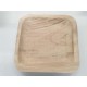 PLATE SQUARE 35X35X5CM PAULOWNIA NATURAL