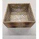 COUPE EN BOIS RONDE 20X3CM GRIS