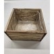 COUPE EN BOIS RONDE 20X3CM GRIS