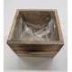 COUPE EN BOIS RONDE 20X3CM GRIS