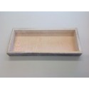 COUPE EN BOIS 26X11CM WHITE WASH 864/165