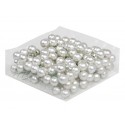 BOULE DE NOEL 20MM ARGENT MAT 144PCS