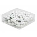 KERSTBOLLEN 20MM WHITE SATIN 144ST