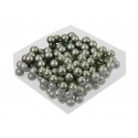 BOULE DE NOEL 20MM GRANITE GREEN 144PCS