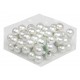 BOULE DE NOEL 30MM SILVER MAT 18PCS