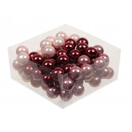 BOULE DE NOEL 30MM WILD BLOSSOM 72PCS