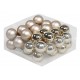 BOULE DE NOEL 40MM AUTUMN BLONDE 36PCS