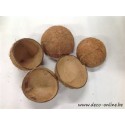 COCO NUT SHELL HALF NATUREL 5PCS