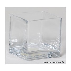 GLAS ACCUBAK TRANSPARANT 20X20X20CM 1ST