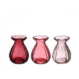 GLAS VAASJE D7 H9 ROZE 12ST