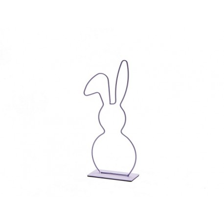 FRAME BUNNY SUR SOCLE 29CM LAVENDE