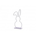 FRAME BUNNY SUR SOCLE 29CM LAVENDE