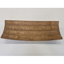 SCHAAL HOUT GEBOGEN BRUIN 43X25X9CM