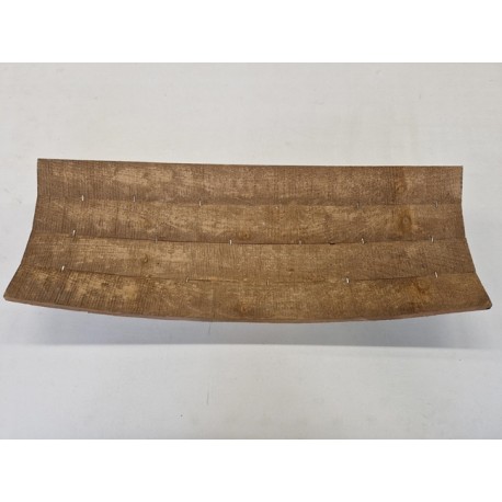 SCHAAL HOUT GEBOGEN BRUIN 43X25X9CM