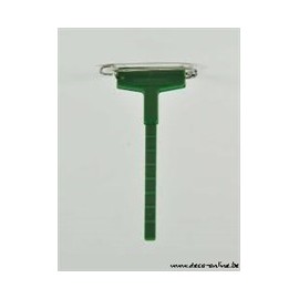 CORSAGESPELDEN CLIP (CORSAGECLIPS) GROEN 5ST