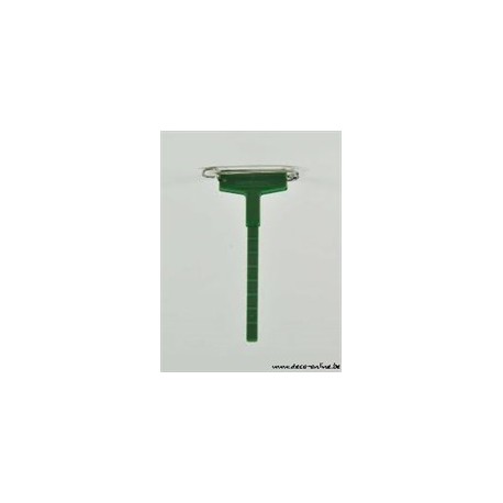 CORSAGESPELDEN CLIP (CORSAGECLIPS) GROEN 5ST