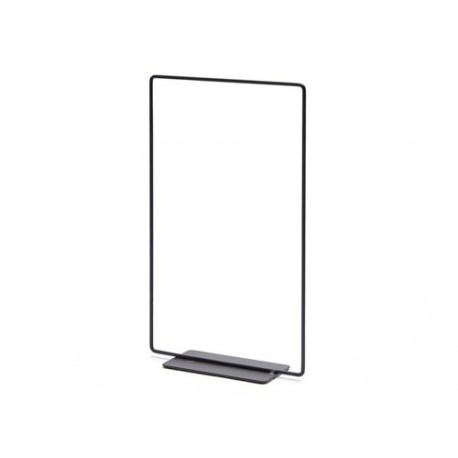 FRAME RECTANGLE SUR SOCLE 15X25CM NOIR