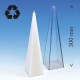 MOULE A BOUGIE PYRAMIDE 75X75X300MM