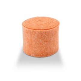 WOL VILT 7.5CM +/-5M ZACHT ORANJE