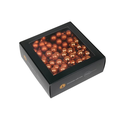 BOULE DE NOEL 20MM MANDARIN 36PCS