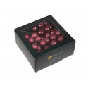 KERSTBOLLEN 30MM RUBY 72ST