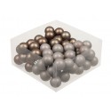 BOULE DE NOEL 30MM EUCALYPTUS 72PCS