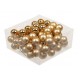 KERSTBOLLEN 30MM BRIGHT GOLD COMBI 72ST