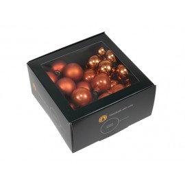 BOULE DE NOEL 40MM MANDARIN 36PCS