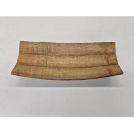 SCHAAL HOUT GEBOGEN BRUIN 43X19X7CM