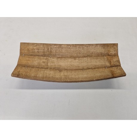 SCHAAL HOUT GEBOGEN BRUIN 43X19X7CM