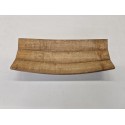 SCHAAL HOUT GEBOGEN BRUIN 43X19X7CM